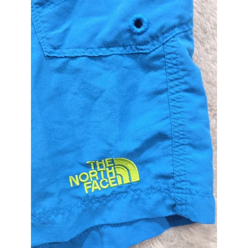 The North Face Mens Swim Surf Board Shorts Trunks Bright Blue Unlined Sz 38